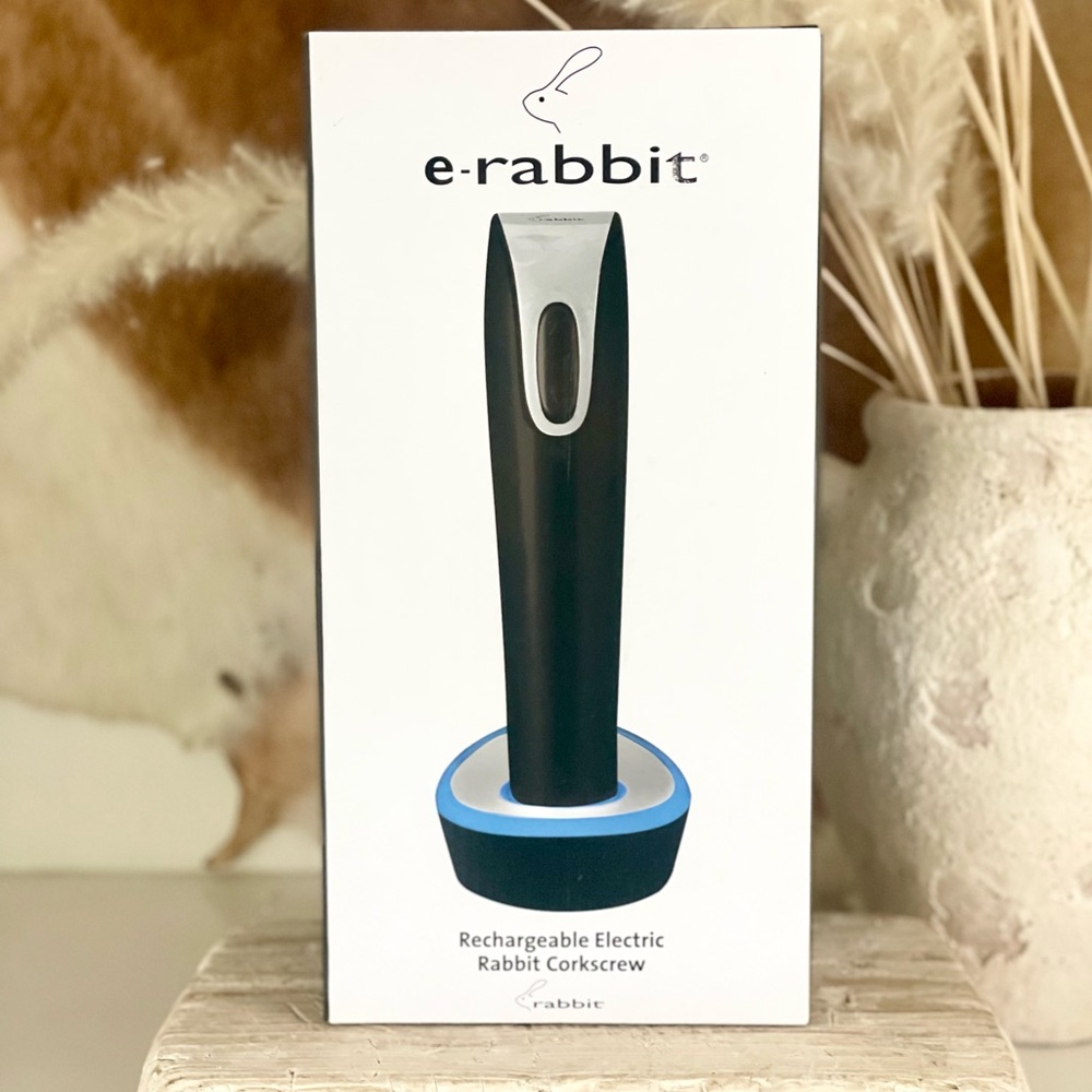 NEW! e-rabbit | Rechargeable Electric Rabbit Corkscrew Wine Bottle Opener